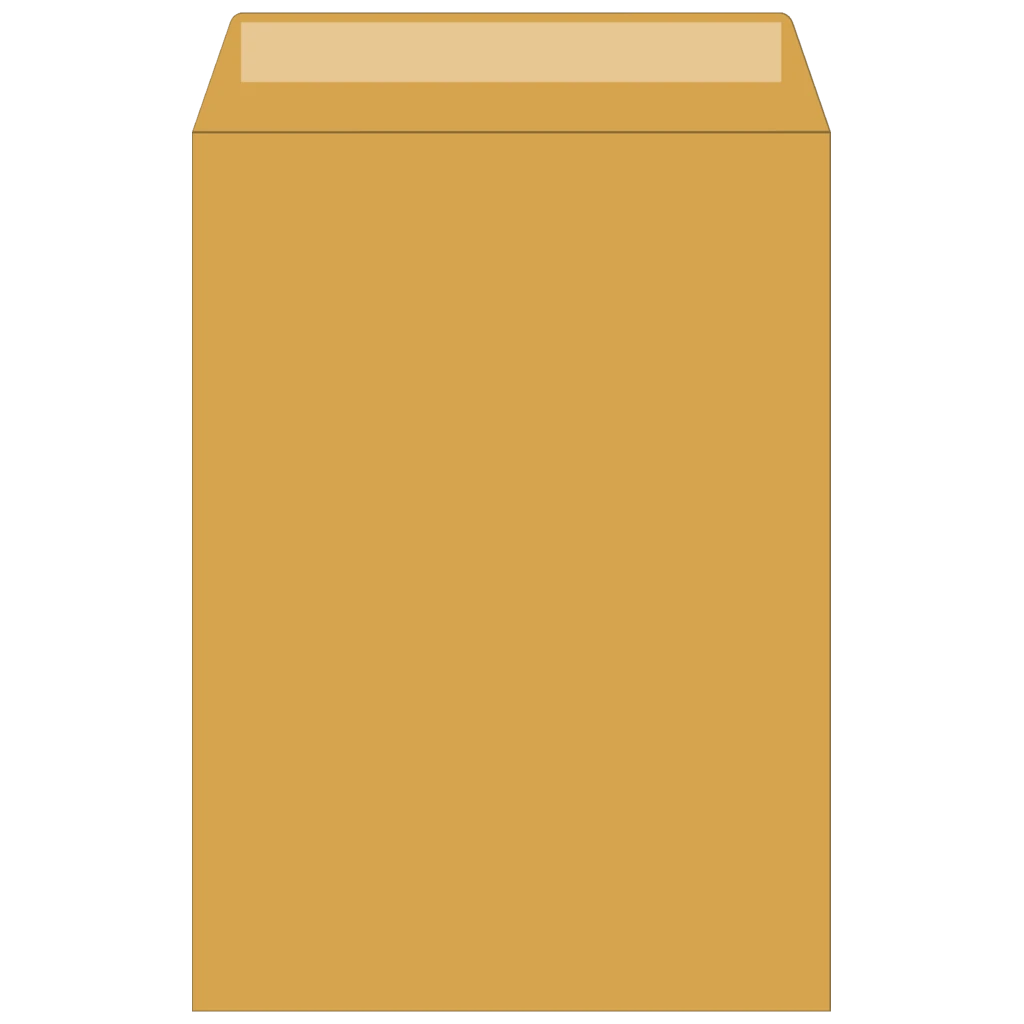 Kuvert | 162×229 mm, C5, 70 g/m², brun, 10 styck
