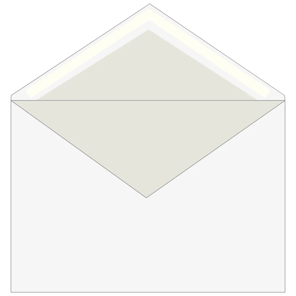 Kuvert | 162×114 mm, C6, 75 g/m², vit, 25 styck