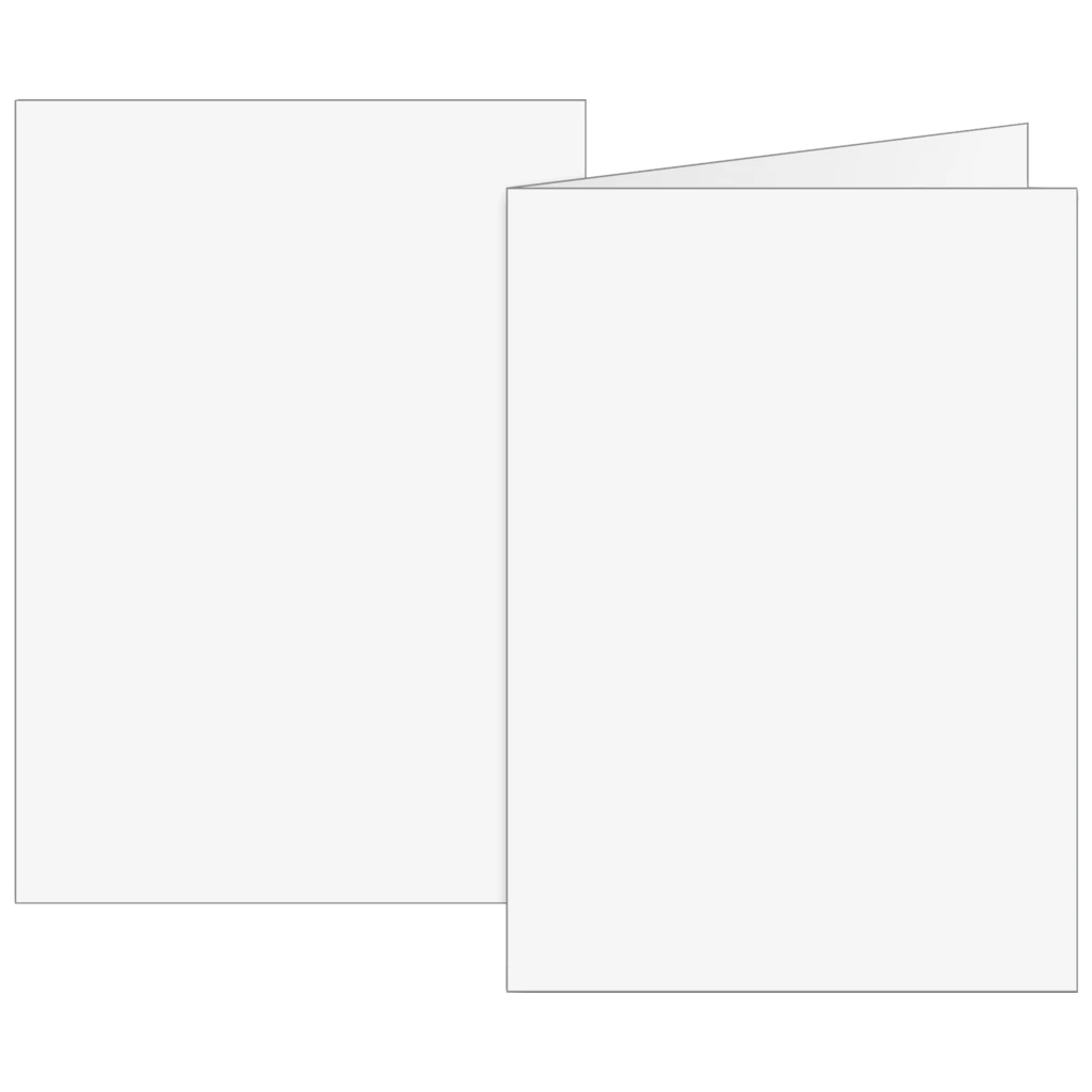 Brev- och hobbykort | A6, 105×148 mm, 250 g/m², vit, 25 styck