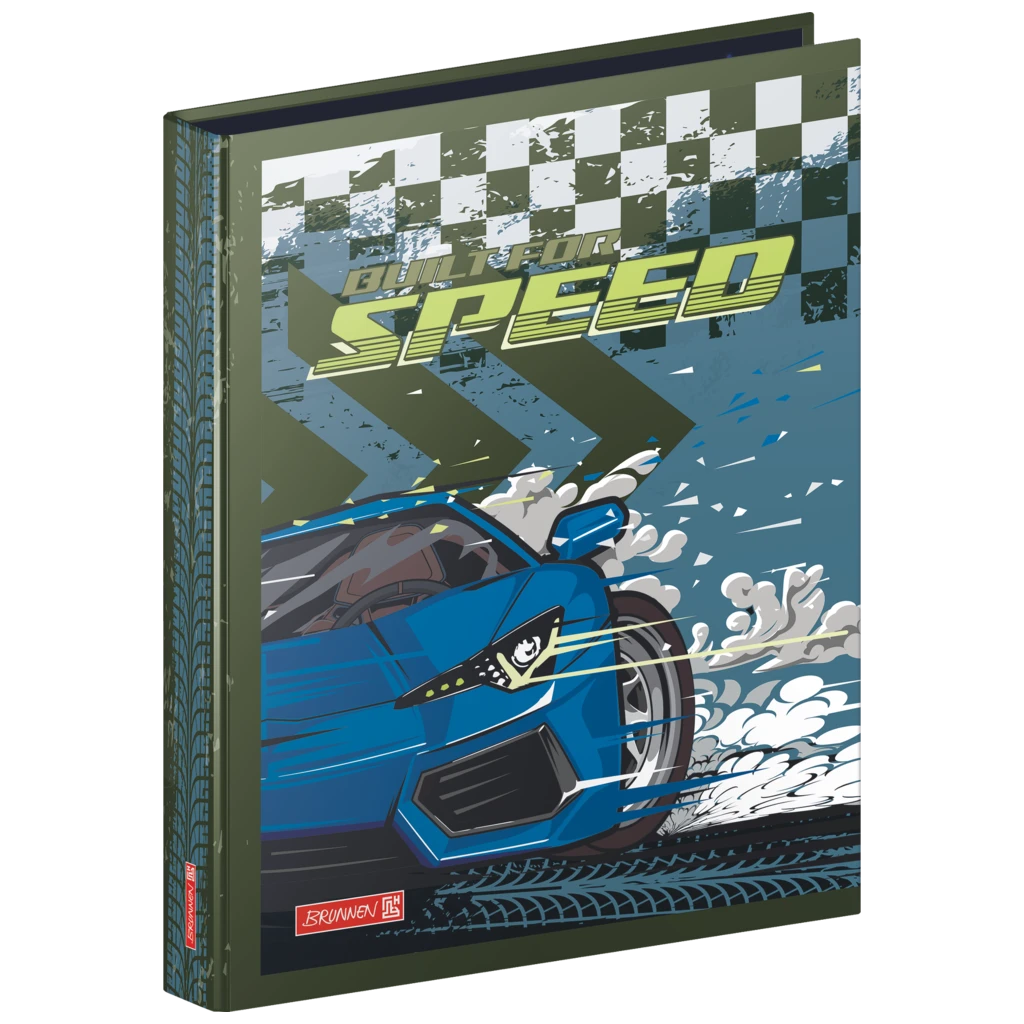 Ringpärm Fast Wheels | A4, 2 rings, Påfyllningsnivå: 20 mm
