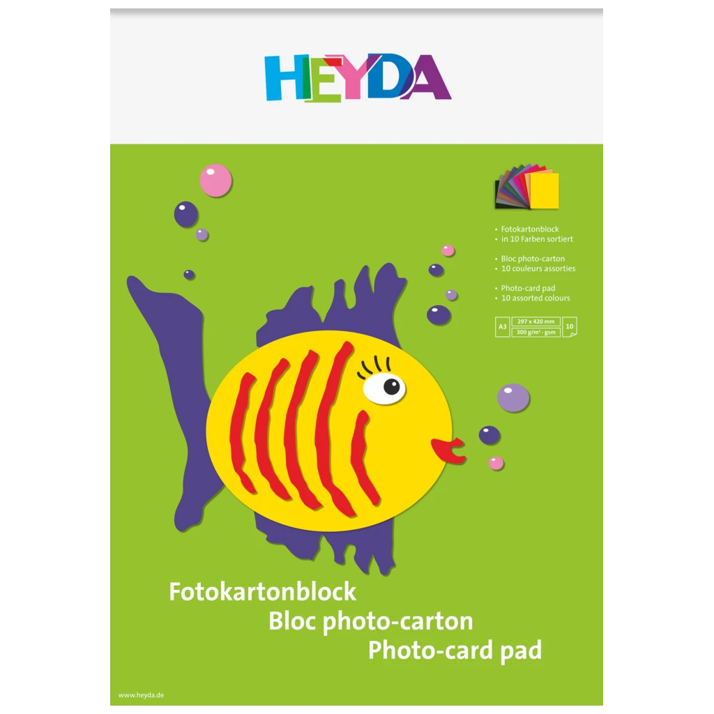 Fotokartongblock | A3, 10 blad