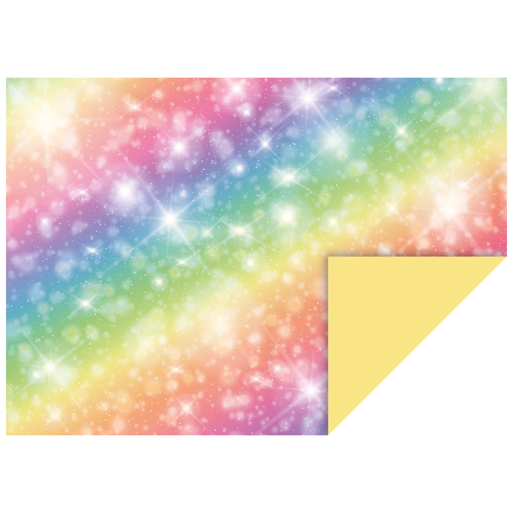 Motivkartong “Magic Rainbow” | 50×70 cm, 240 g/m², brokig