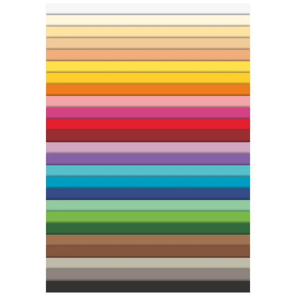 Block av färgat papper Superblock | 24×34 cm, 25 blad, mångfärgad