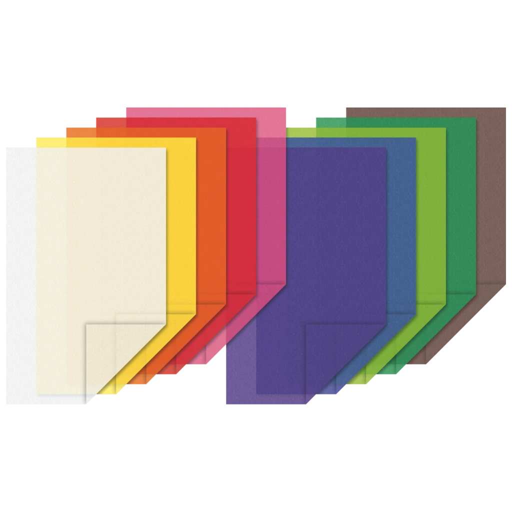 Transparent papper “Drakpapper” Pysselmapp | 19,8×29,7 cm, 10 blad, 42 g/m²