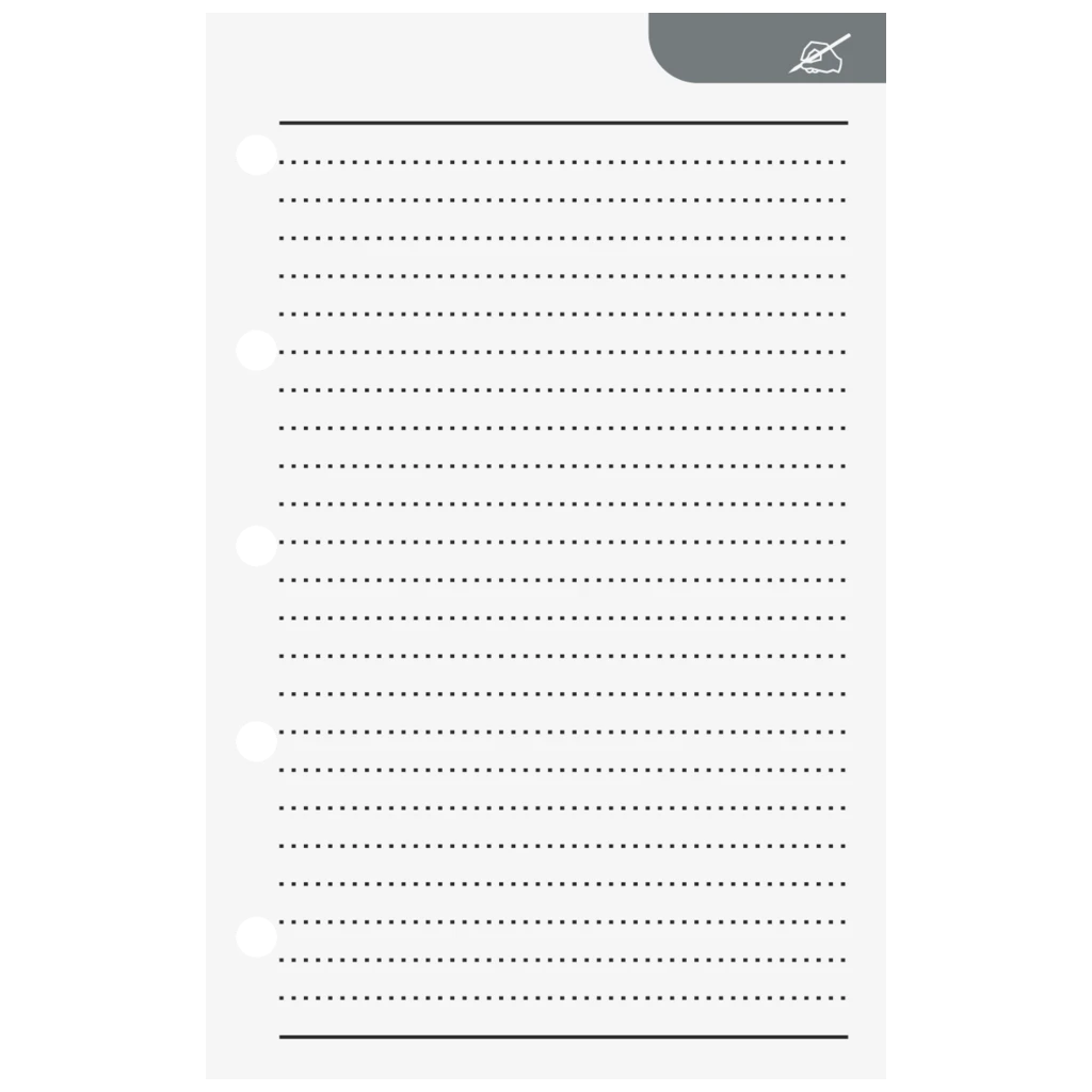 Blankettsats Systemkalender Aplan Mini | 6,7×10,5 cm