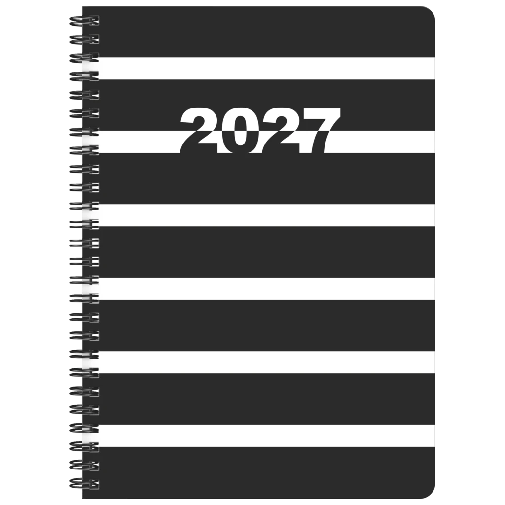 Dagbok Design “Black&White” | A5, plast