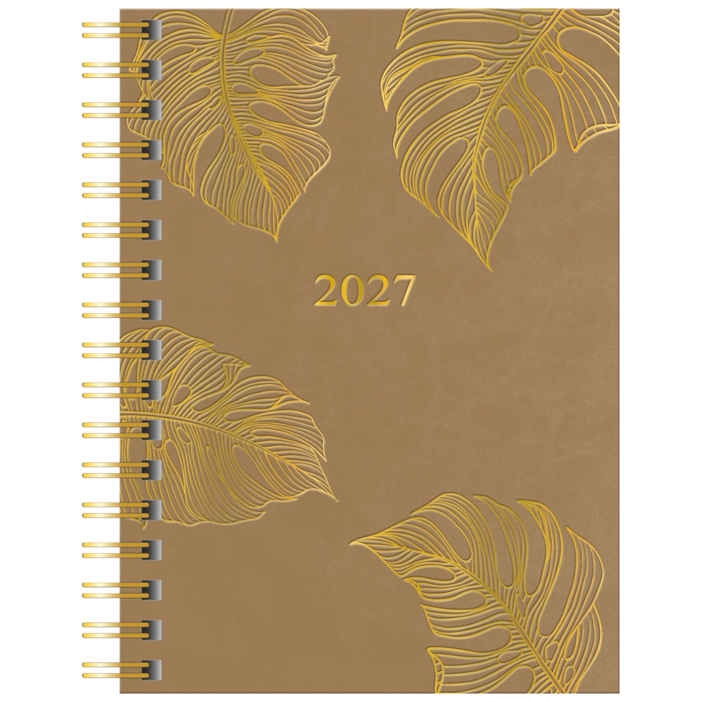 Fickkalender “Monstera” | A6, läderimitation