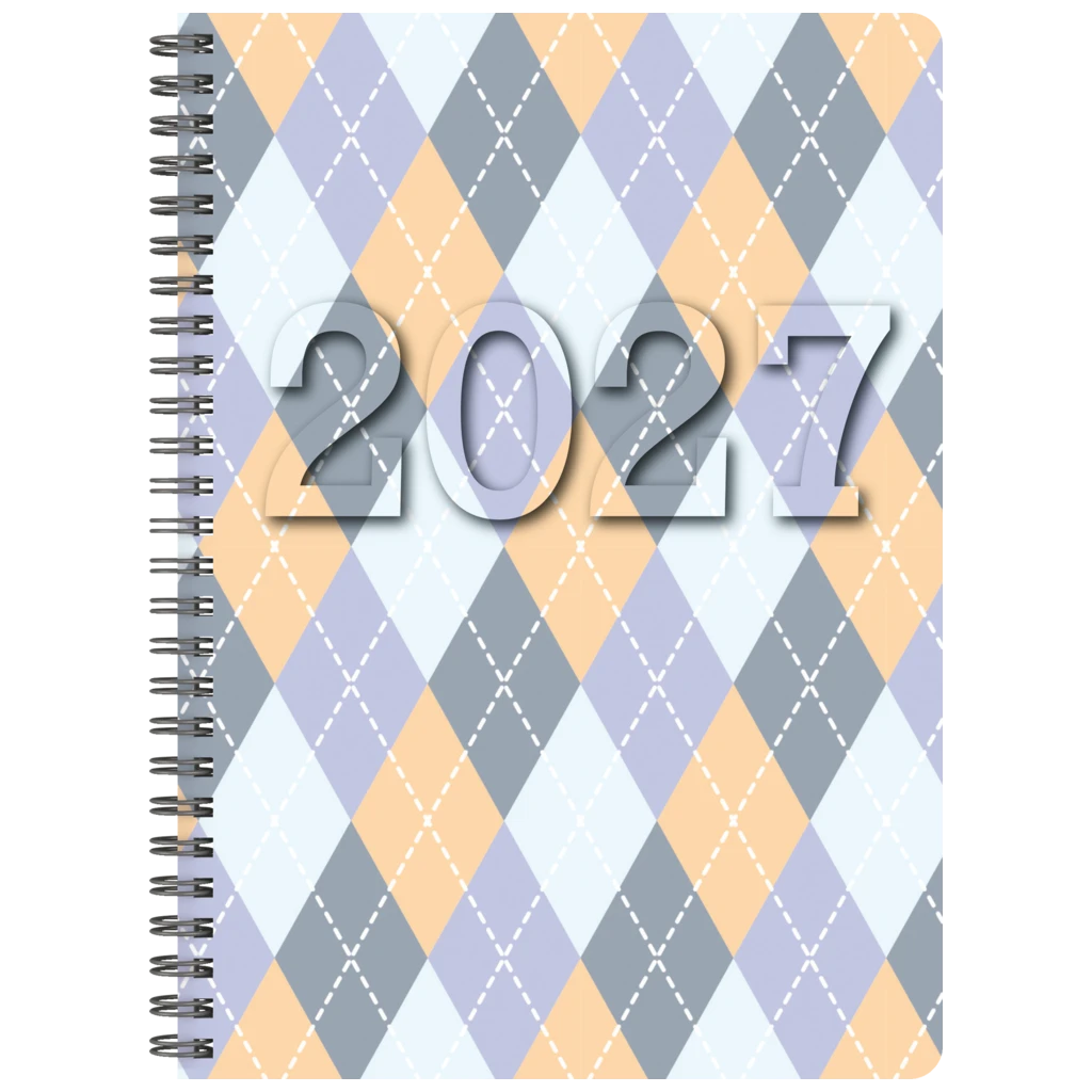 Dagbok Design “Argyle” | A5, plast