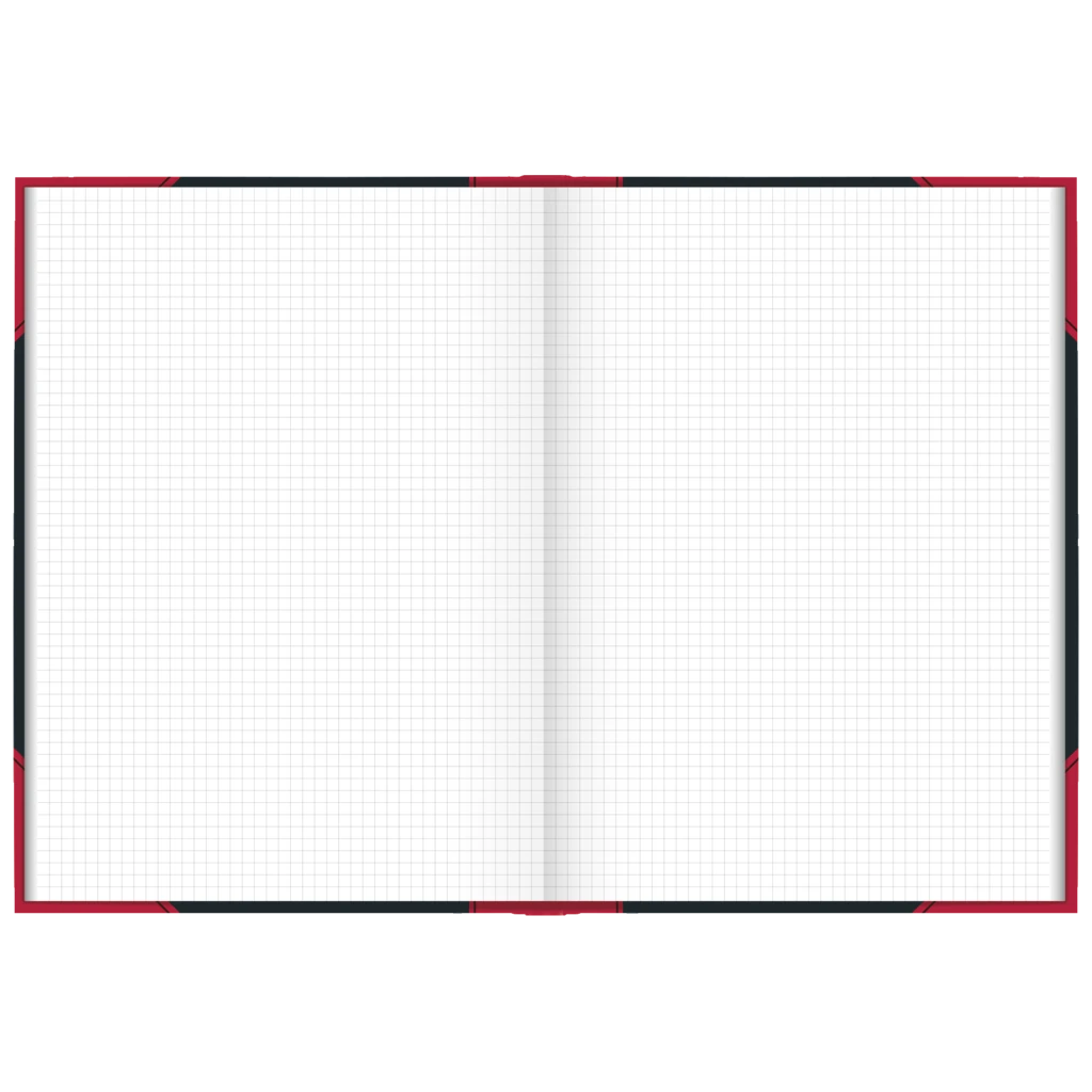 Anteckningsbok Kina bok | A4, rutat, svart