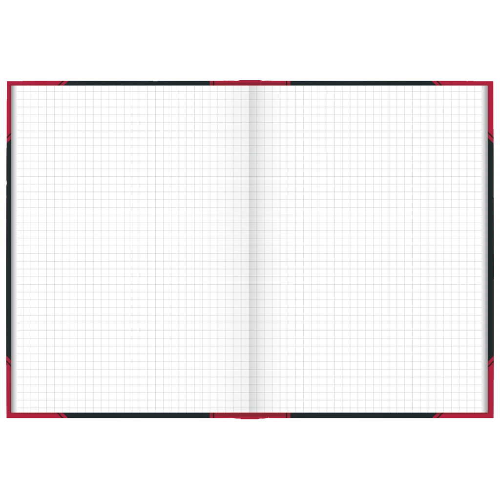 Anteckningsbok Kina bok | A5, rutat, svart